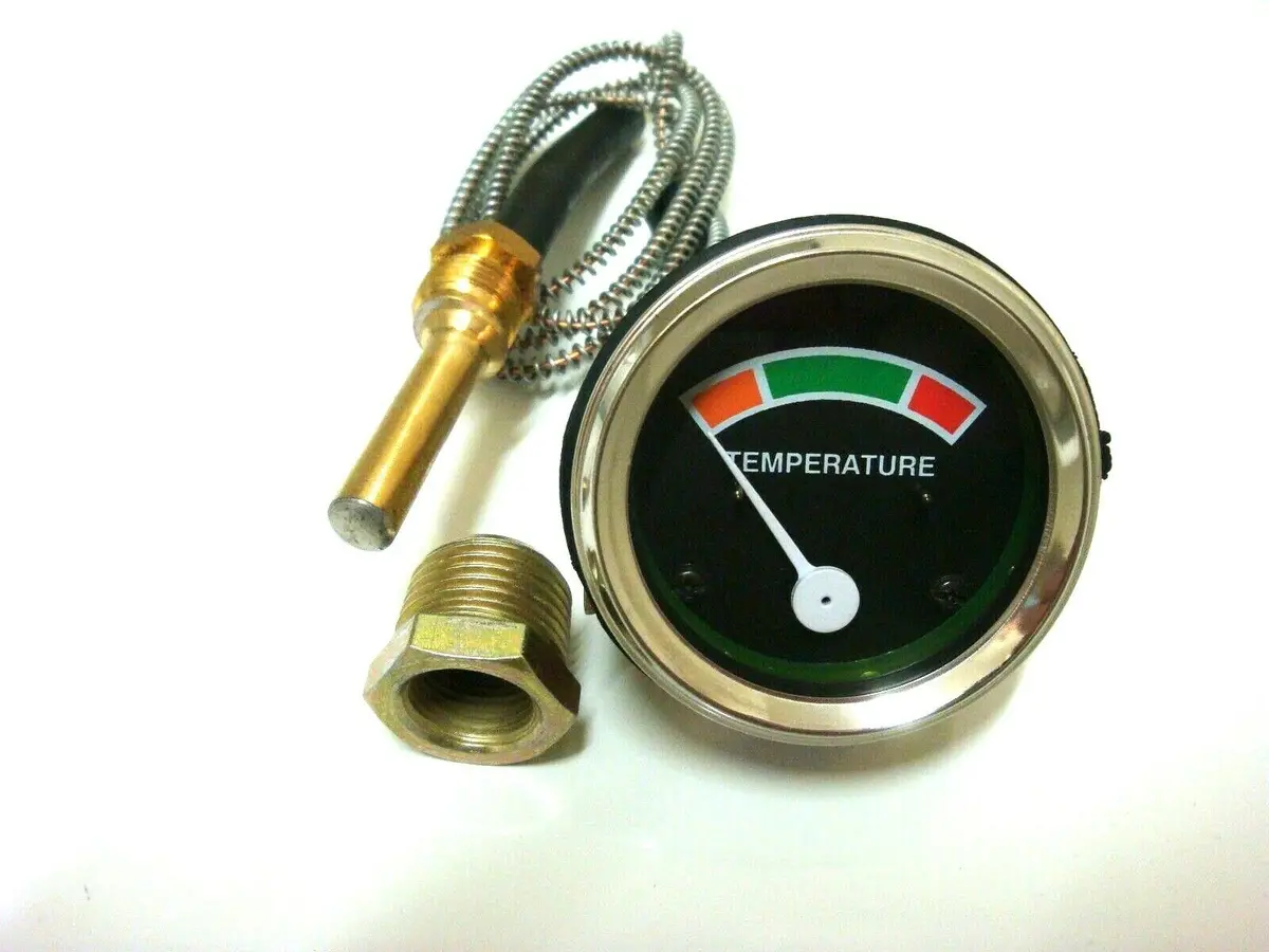Replacement Temperature Gauge Will Fit John Deere 400 401 500 600 700 2040 36" 1