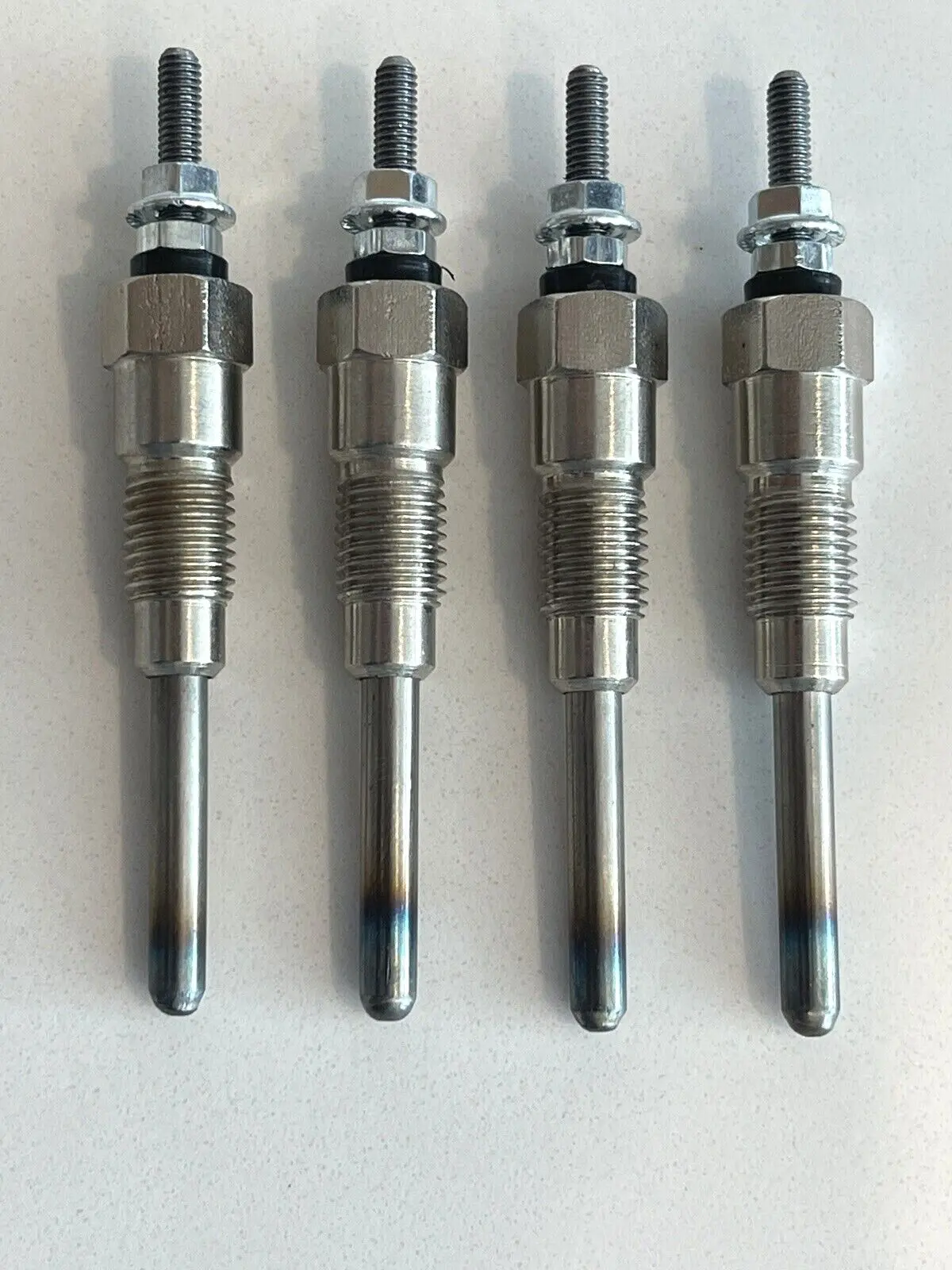 4 Glow Plugs For Bobcat / Kubota / 1J860-65510, 1J860-65512 1