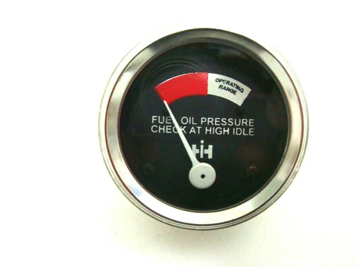 Fuel Pressure Gauge For Ih Farmall Diesel 400 450 600 650 Md Mdta I Td 260390R94 1