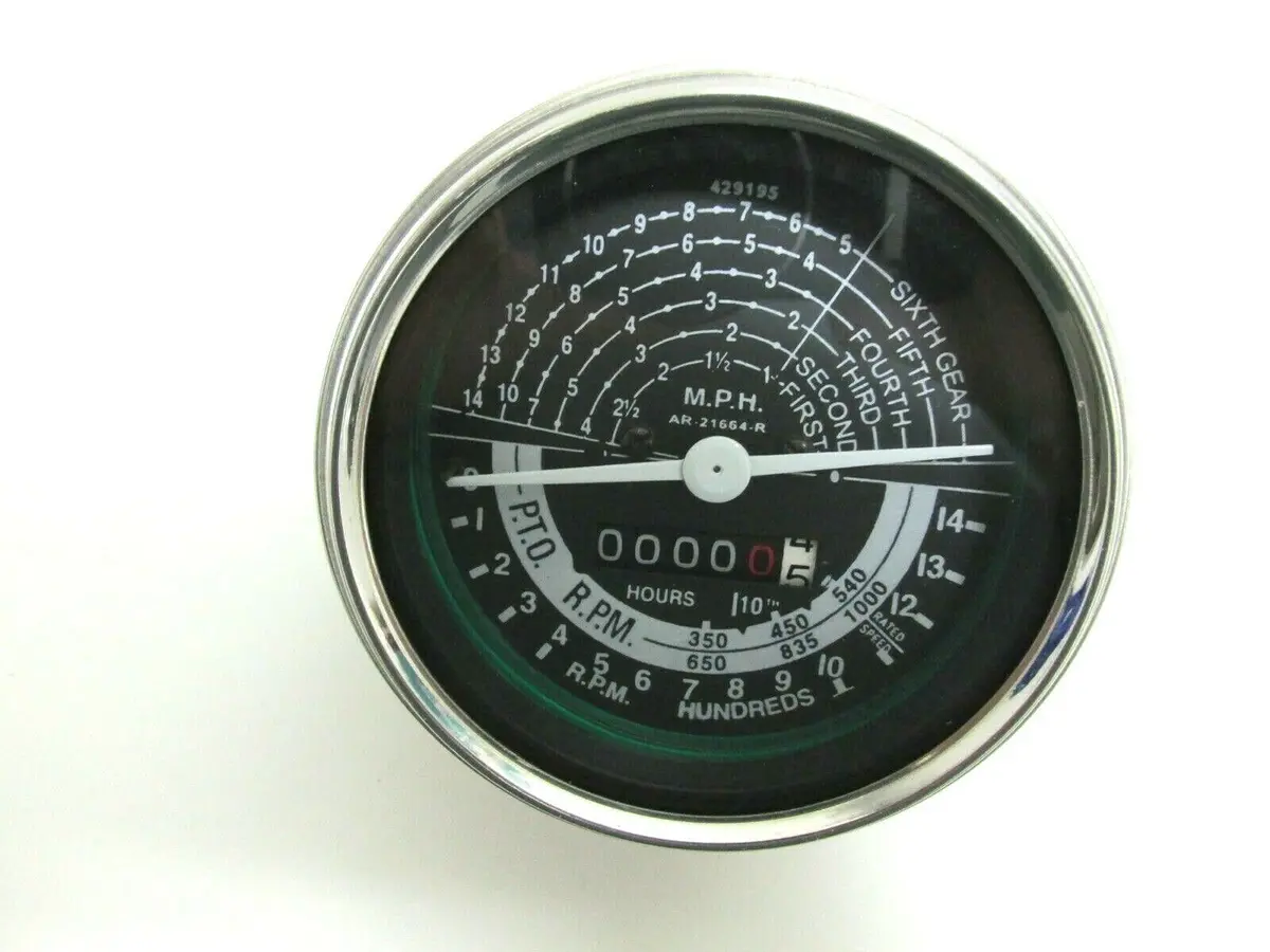 Replacement Tachometer Will Fit John Deere A B Ar 50 520 620 Ar20055r Ar21664r 1