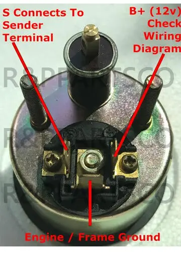Temperature Temp Gauge For International 385 485 585 685 785 885 484 584 684 784 2