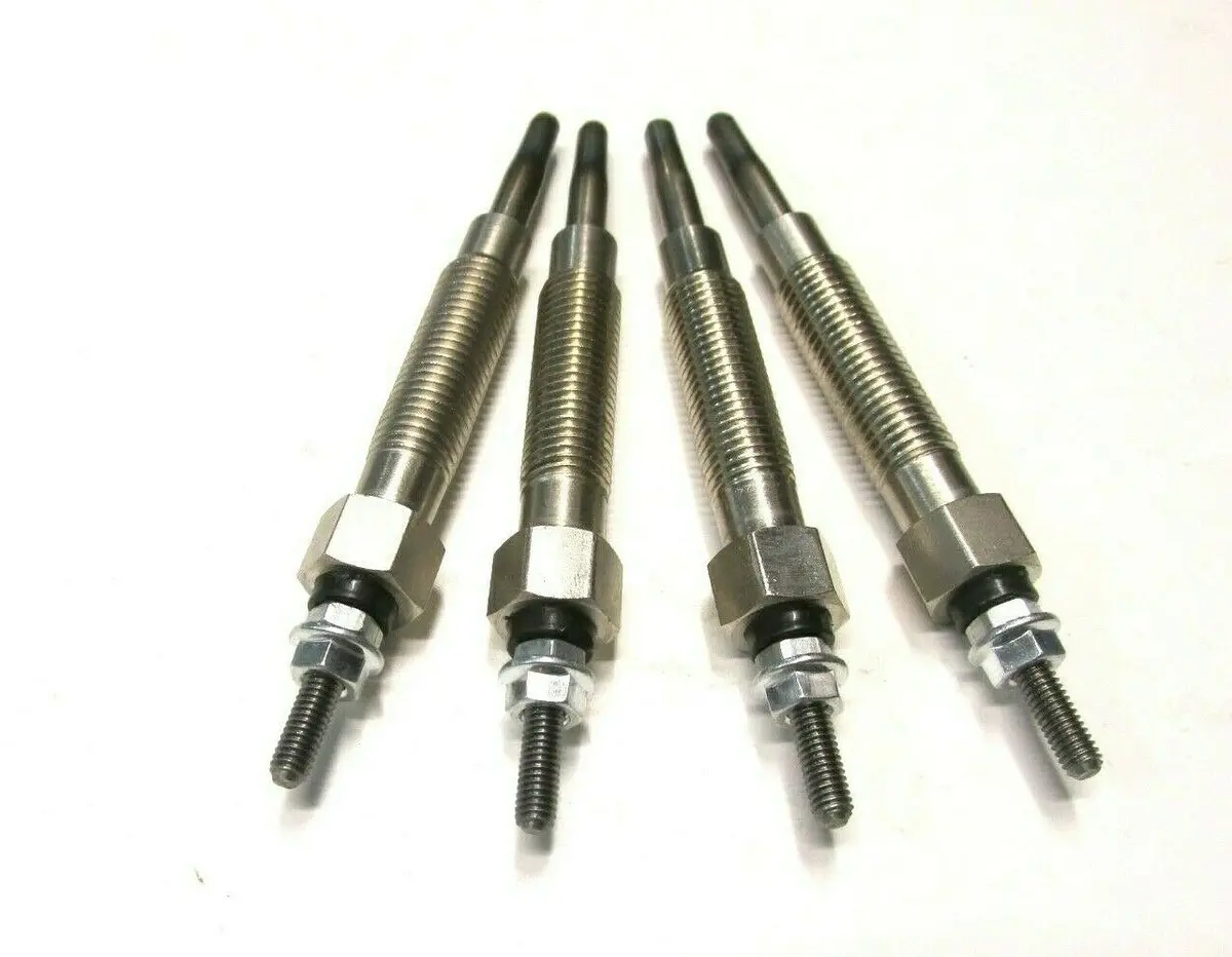 4X Glow Plug Mm409510 Fits Mitsubishi S4l S4l2 Engine Forklift Compact Tractor 1