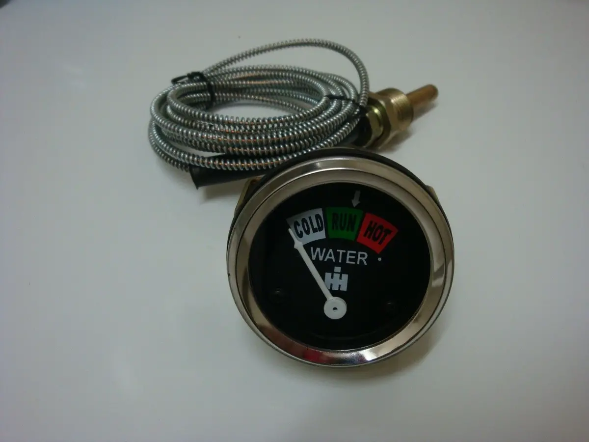 Temperature Gauge For Farmall Ih Gas 240 300 340 350 400 450 560 600 660 Arrow 1