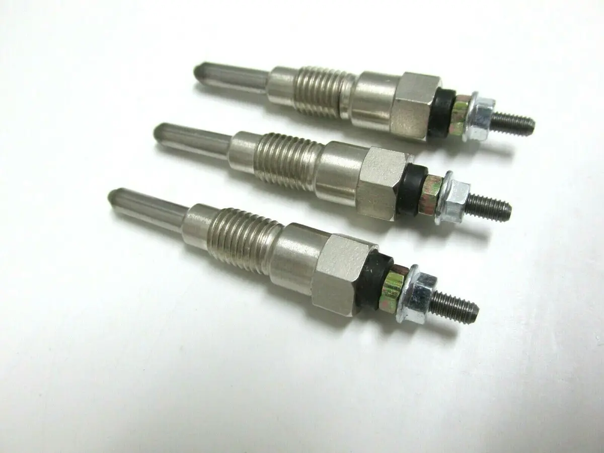 3 Engine Glow Plugs For Kubota B6100 B7100 L2350 Kh28l 15261-65510 15521-65512 1