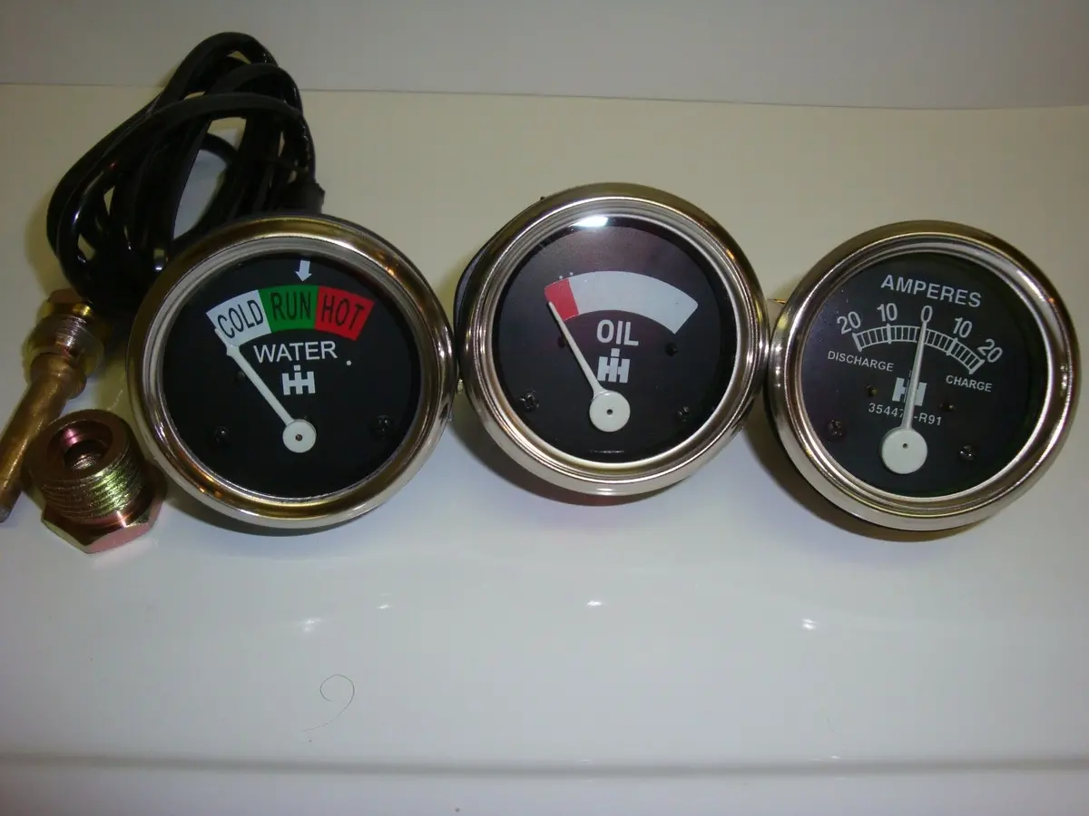 Gauge Set For Ih International B250 B275 B276 B414 354 374 384 414 434 444 1