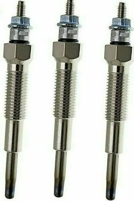 Set Of Three Glow Plugs For Ih Models D29 255 265 1310 1320 Cl25 / Sba185366060 1