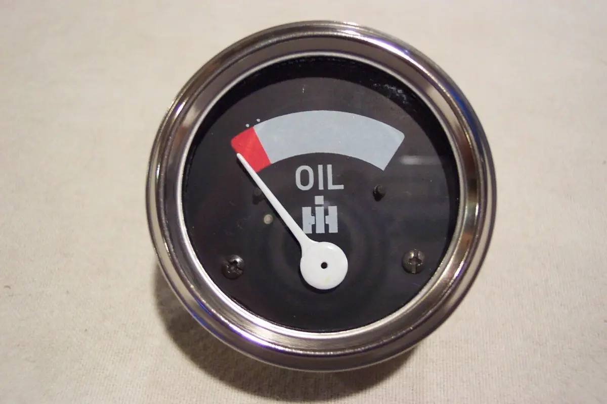 Oil Pressure Gauge Compatible With Farmall H Hv M Mta I O T6 W4,6,9 Gas Supers 1