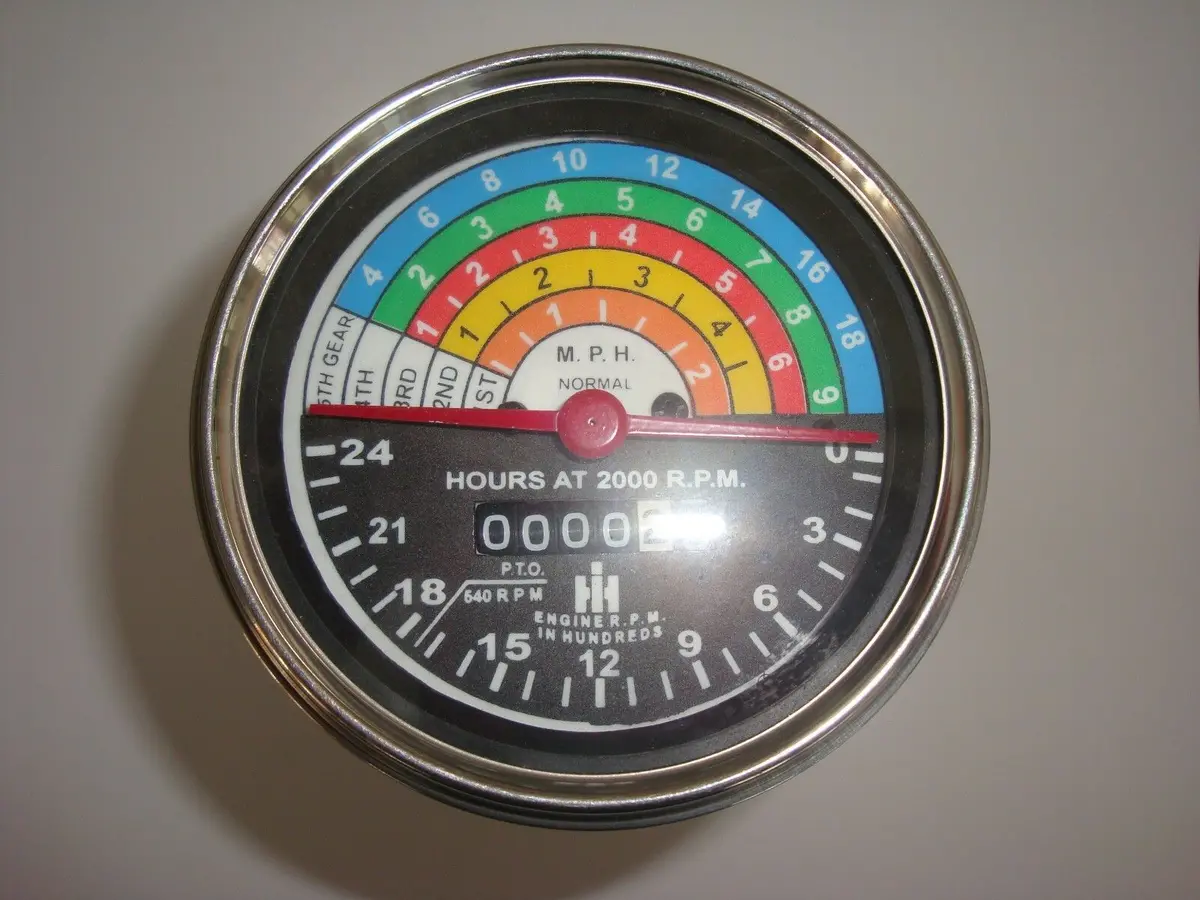 Tachometer For Farmall / Ih Utility 340 Gas 1