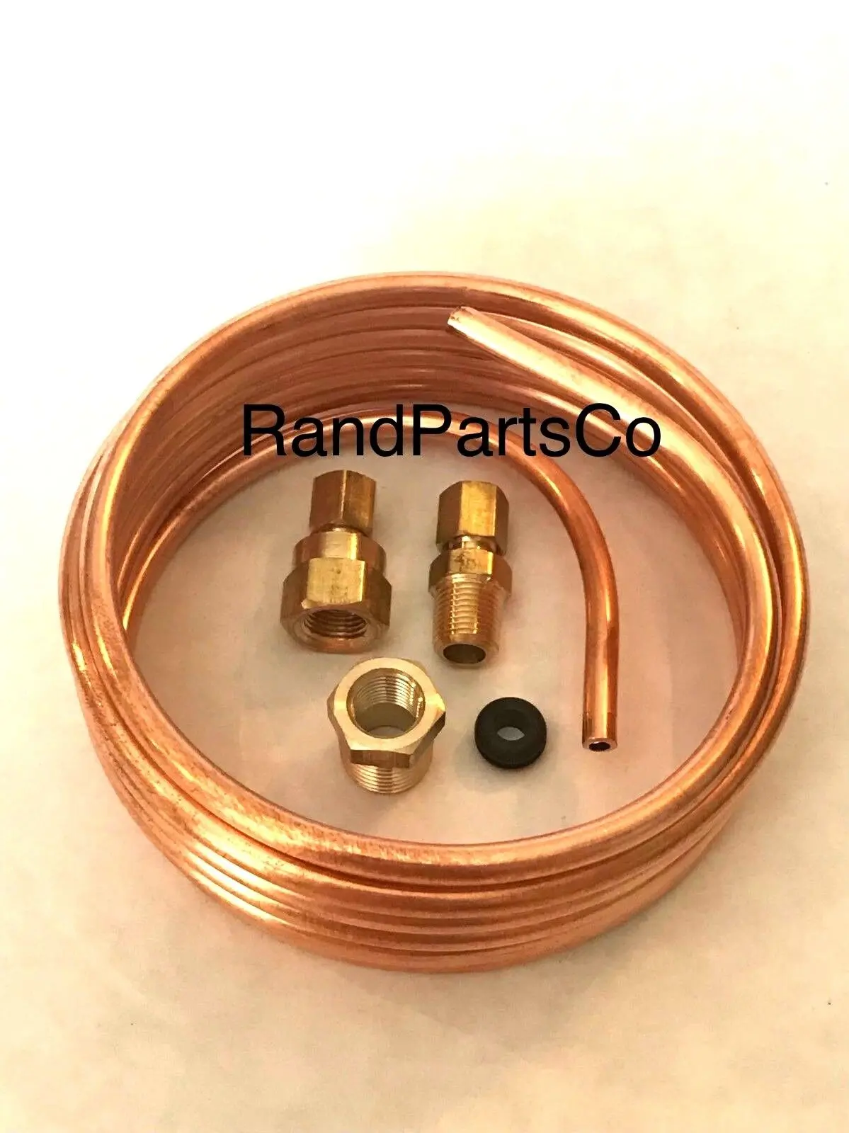 Universal Tractor Oil Pressure Gauge Tubing Line Kit 3/16" O.D. X 12' Copper 1