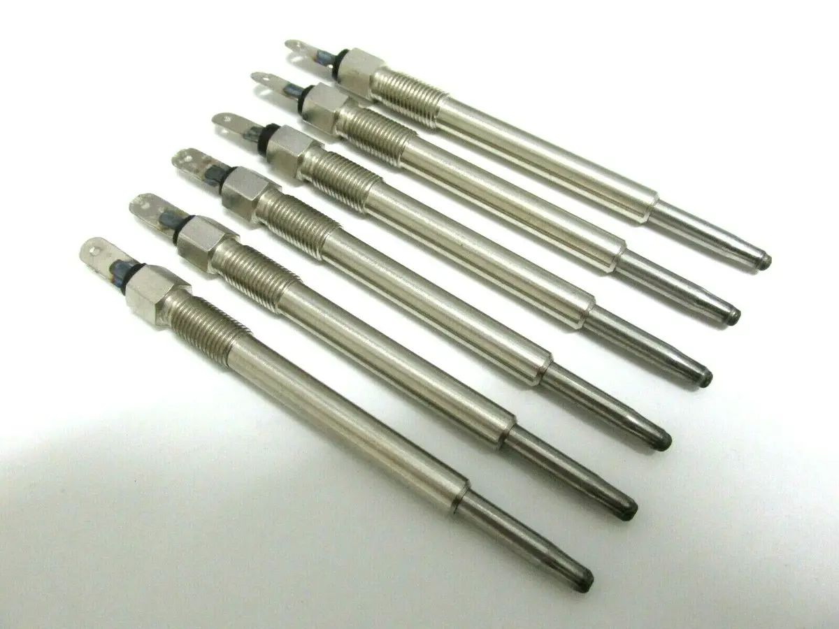 Pack Of (6) Pre-Heat Glow Plugs Compatible With Case Ih 460 560 660 504 656 2706 1