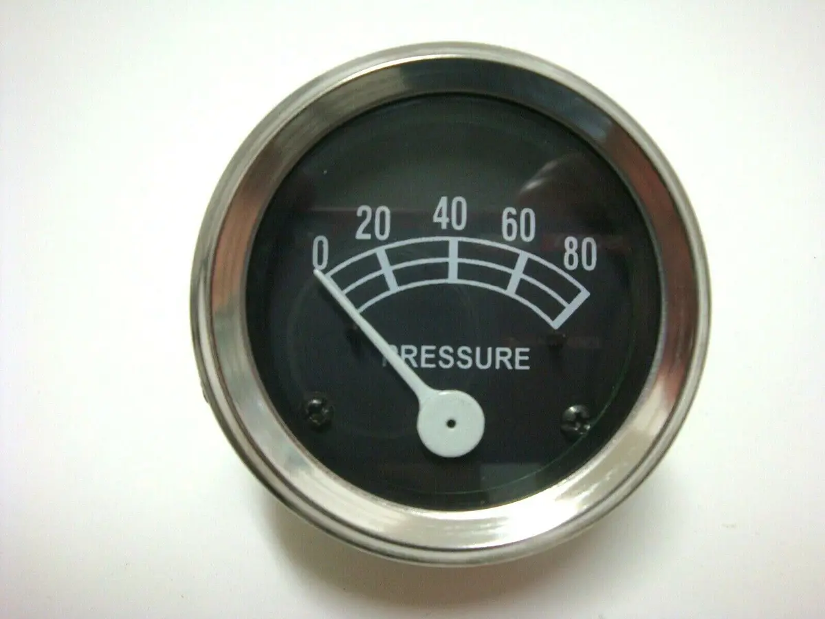 80 Psi Oil Pressure Gauge For Minneapolis Moline Tractors G900 -1050 1