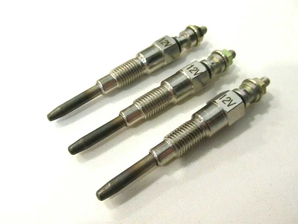 Glow Plugs Set Of 3 16851-65512 For Kubota D905, D1005, D1105, D902, D722, D782 1