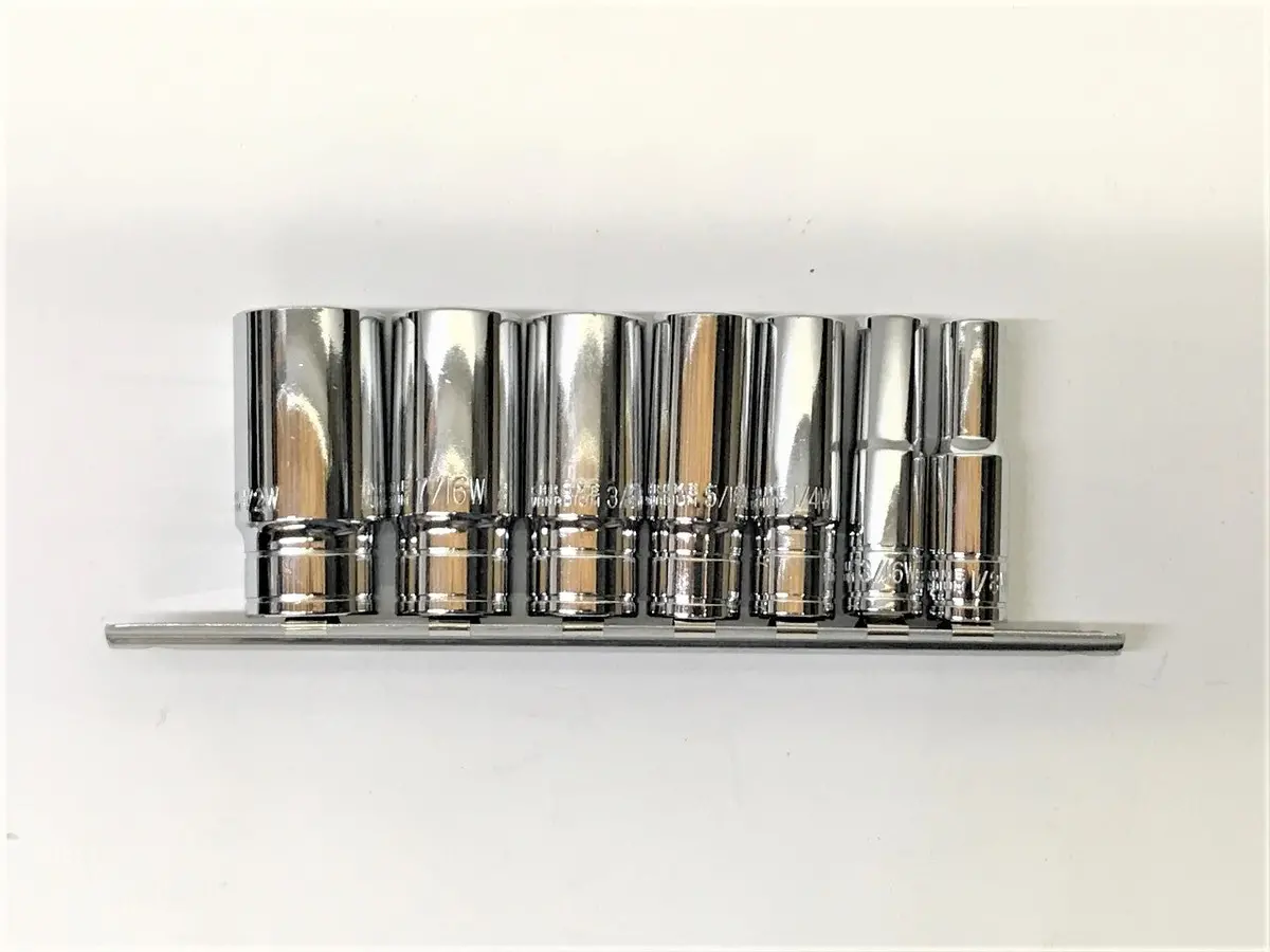 7 Pc. Whitworth Deep Socket Set, 3/8" Drive 2