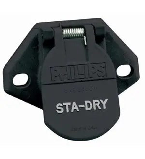 16-720 Receptacle 7-Way Sta-Dry® Wire Insertion 1