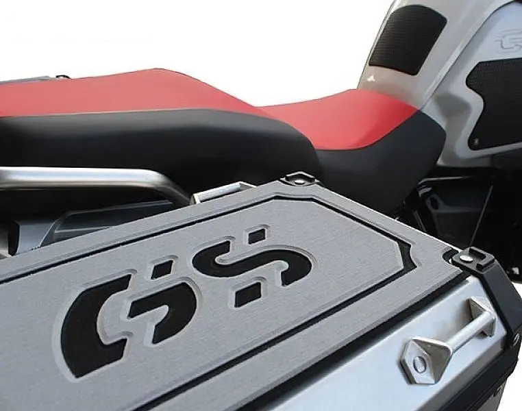 Techspec Pannier Covers For Side Case Lids 3 Piece Kit On Bmw R1200gs, R1250gs With Oem Luggage 1