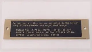 Patent Plate, Tc-Early Td 1