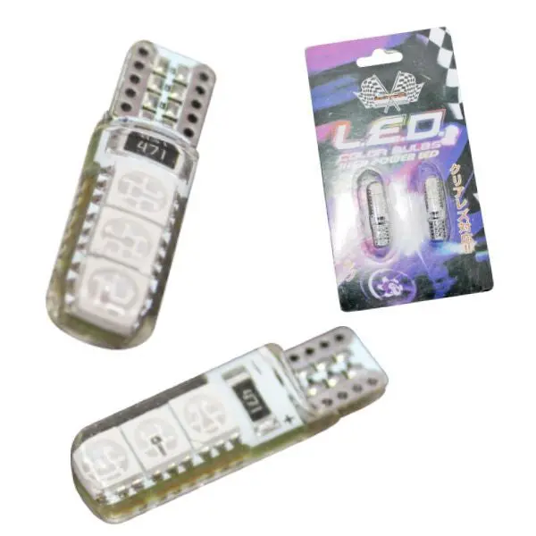 Bombillo Canbus T10-6Smd/5050 Silicon Blue 24V 1