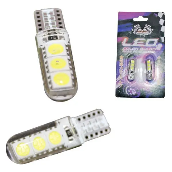 Bombillo Cambus T10-6Smd/5050 Silicon White 12V 1