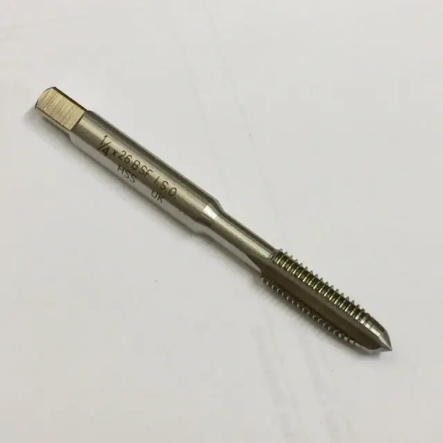 1/4 Bsf Tap High Speed Steel 1
