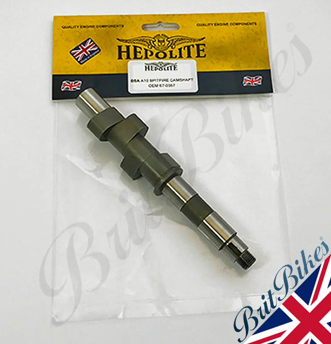 Genuine Hepolite Bsa A10 Spitfire, Rocket Gold Star Billet Camshaft 67-0357 Uk 1