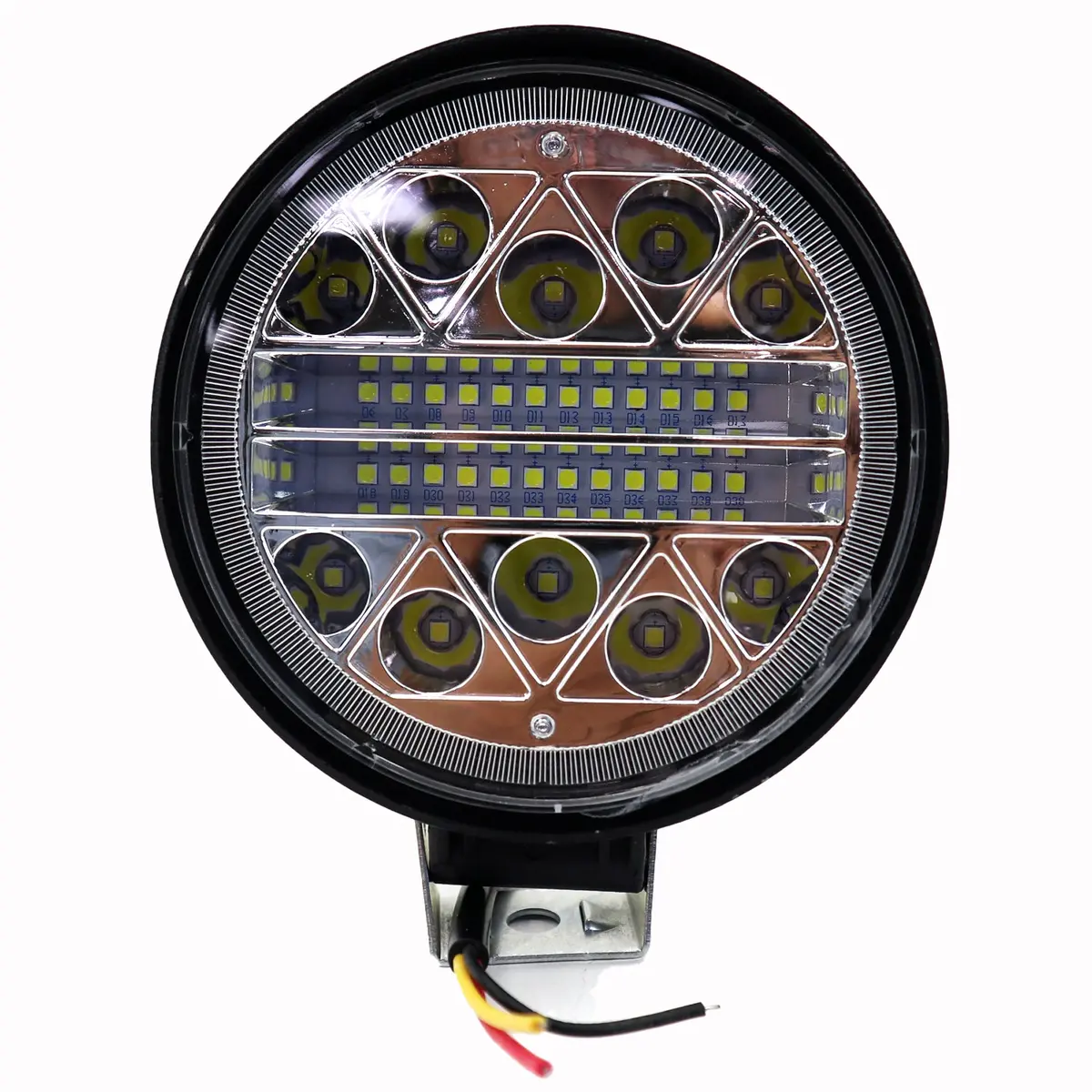 Working Led Blanco Flasher 10Led+16Led 25Mm-42W 1