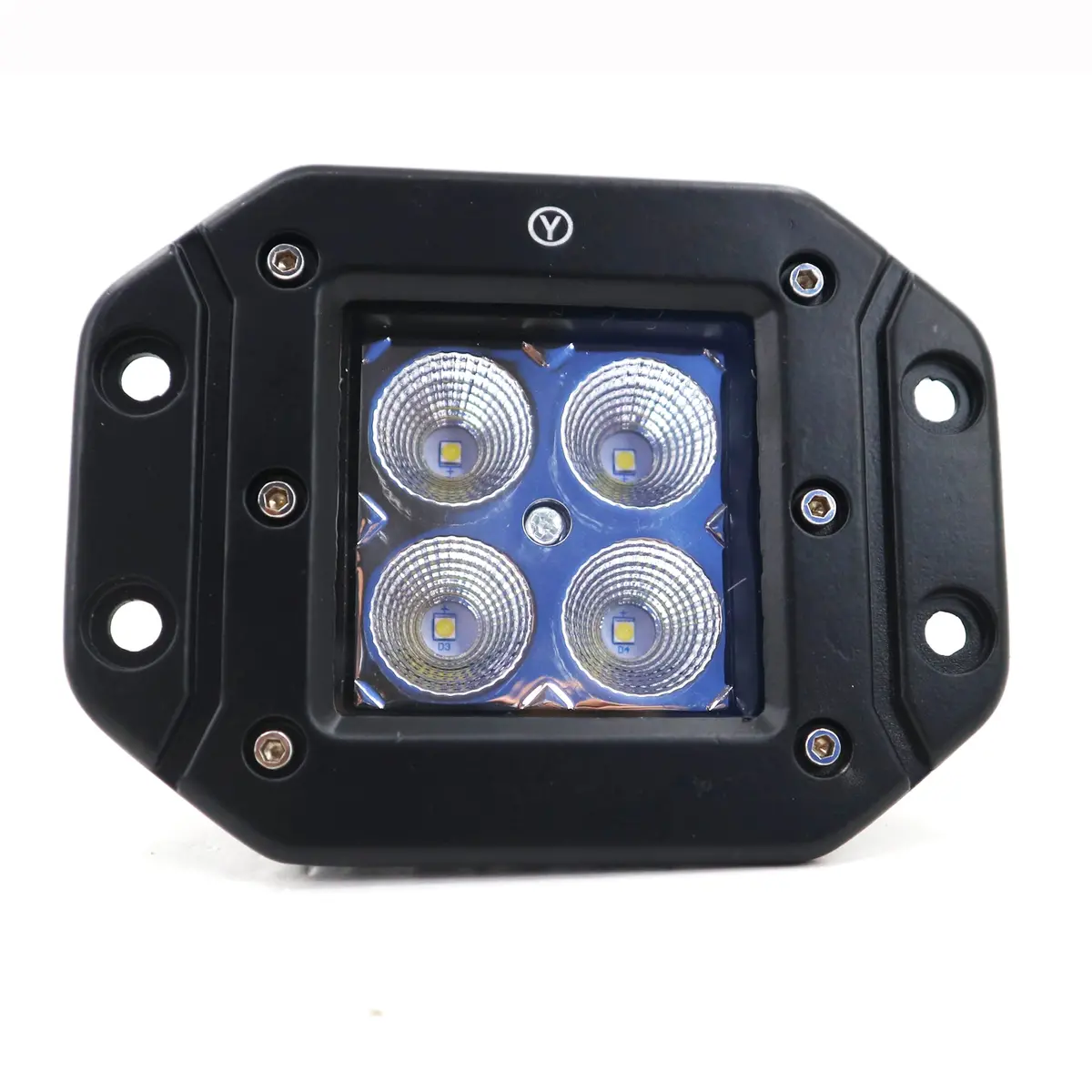 Working Led Incustar Led Blanco Flasher 4Leds- 12W 1
