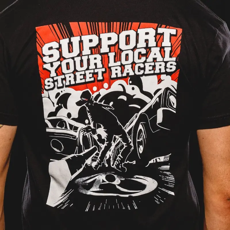 6 Sixty Street - Support Your Local Street Racer Colab T-Shirt 1