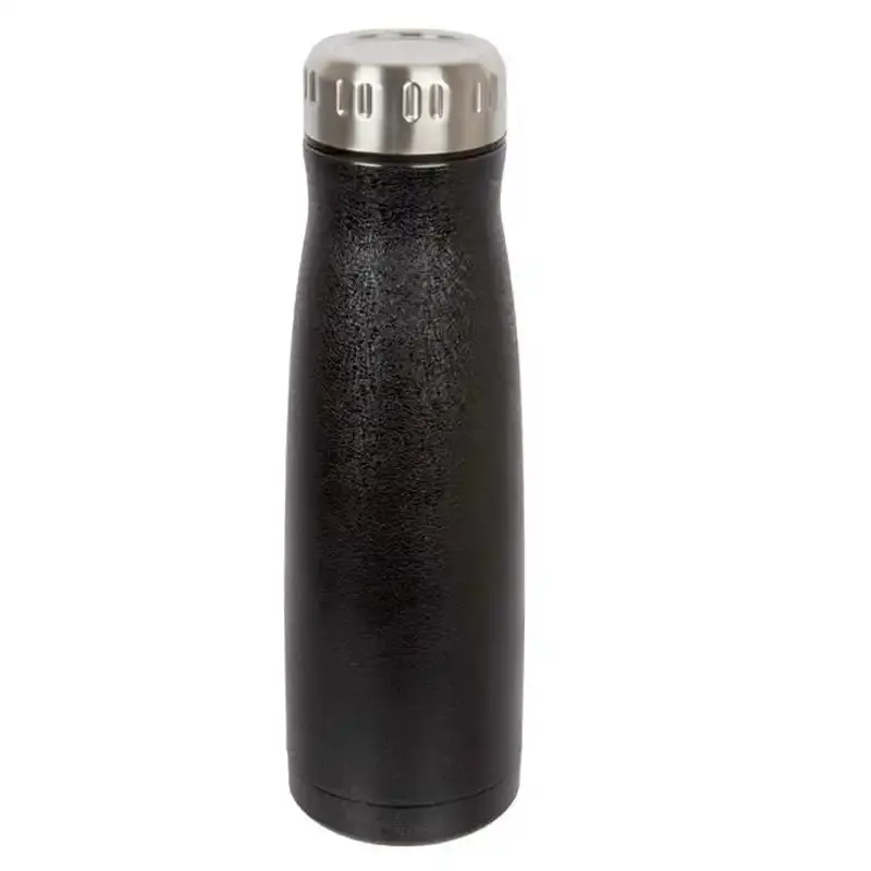 Pure 500Ml Black Powder Thermal Steel Bottle 1