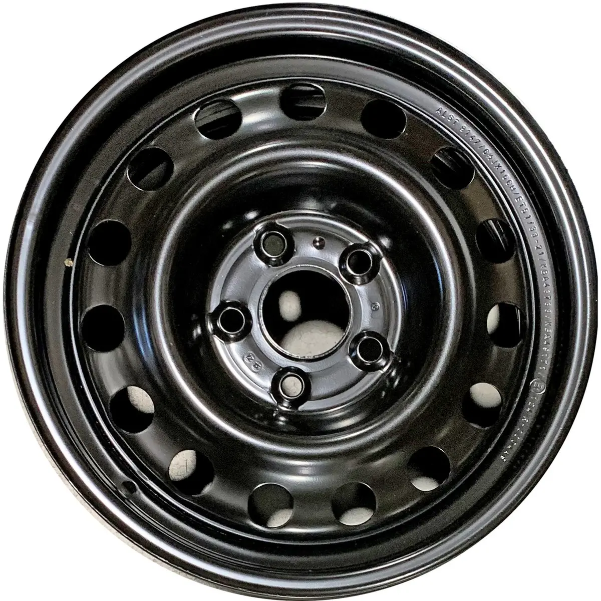 New 16" 2011-2018 Hyundai Elantra Black Replacement Steel Wheel - 70811 1