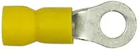 71206-5 Vinyl Insulated Ring Terminal, Yellow, 12-10 Awg 1
