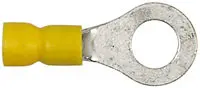 71207 Vinyl Insulated Ring Terminal, Yellow, 12-10 Awg 1