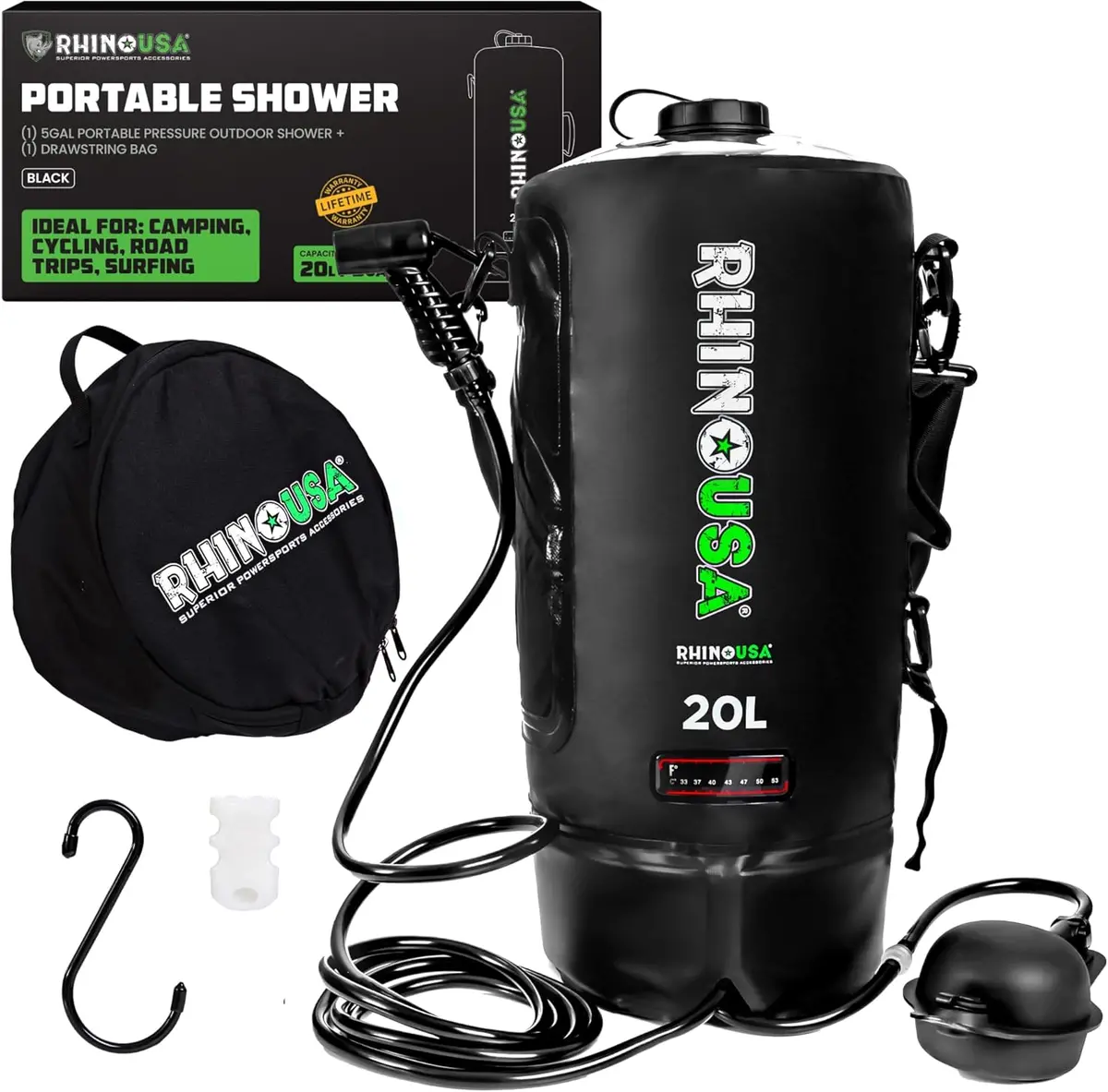 5 Gallon Portable Shower Kit 1