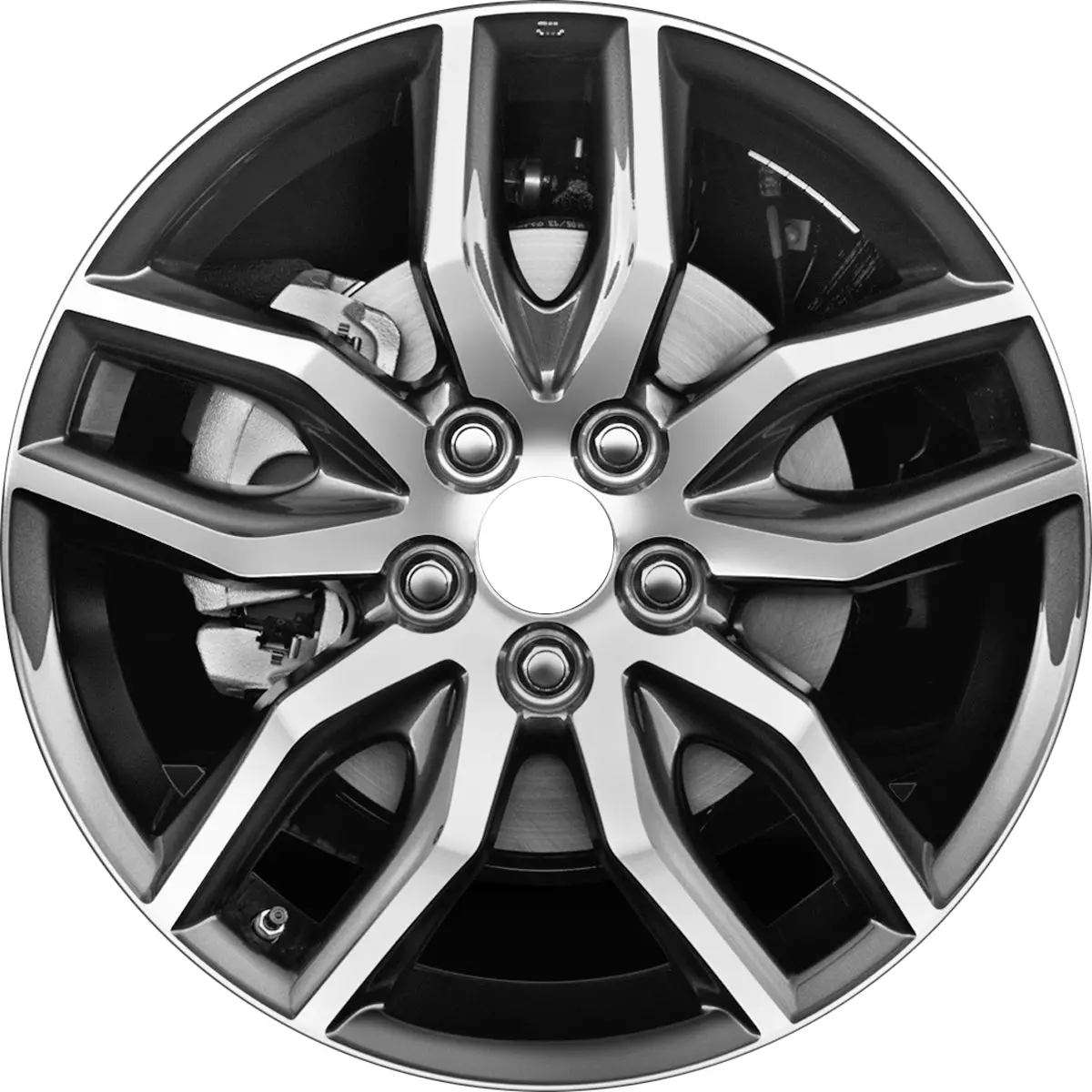 New 18" 2014-2016 Scion Tc Machine Grey Replacement Alloy Wheel - 75160 1
