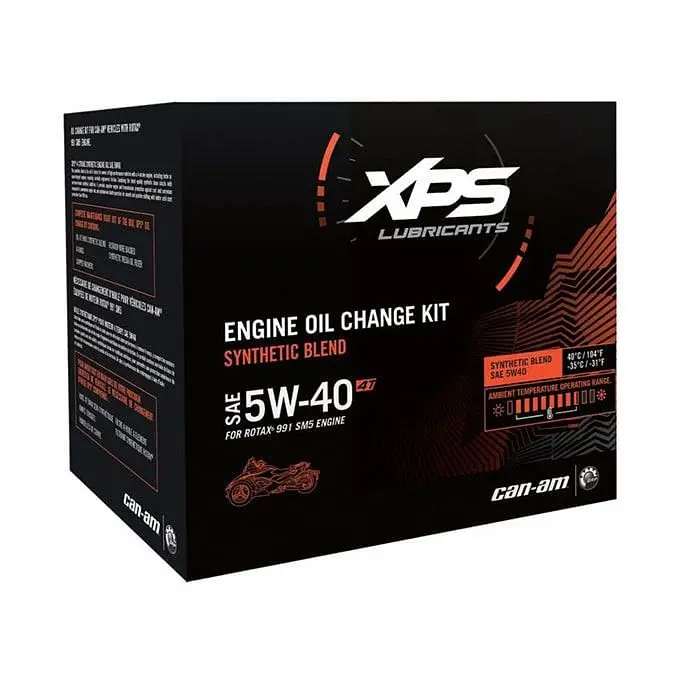 4T 5W-40 Synthetic Blend Oil Change Kit For Rotax 991 (Sm5) Engine 1