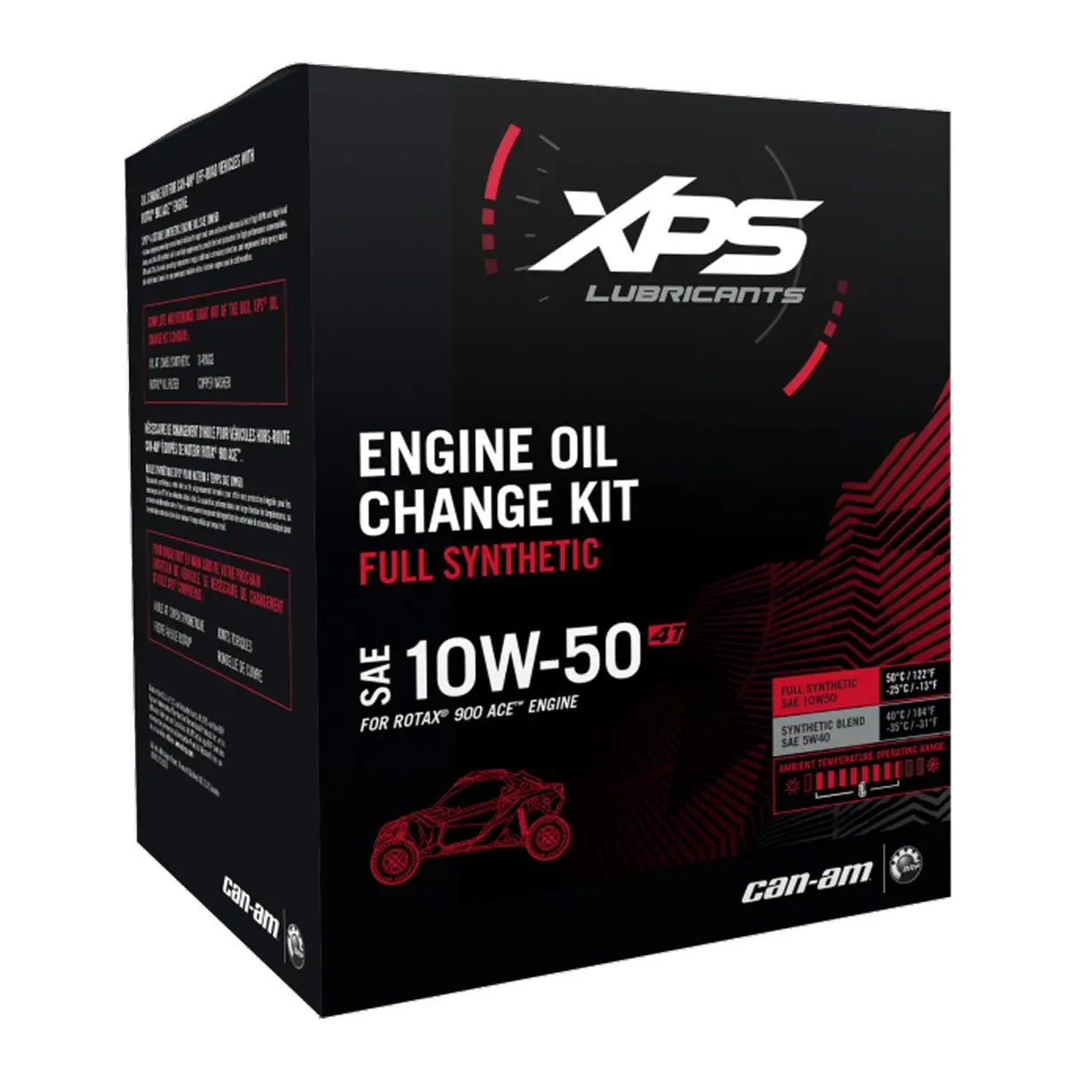 4T 10W-50 Synthetic Oil Change Kit For Rotax 900 Ace Engine 1
