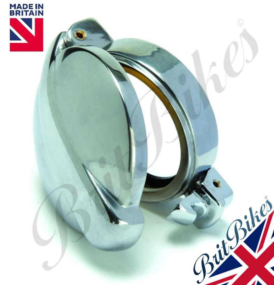 2" Alloy Monza Flip-Up Fuel Tank Cap - Made In England - 83-5201 Cafe Racer Bsa 1