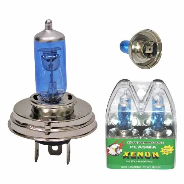 Set Bombillos Xenon H4 12V 100/90W P45 2Pcs 1