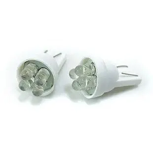 Bombillo T10 12V 4 Led Blanco 1