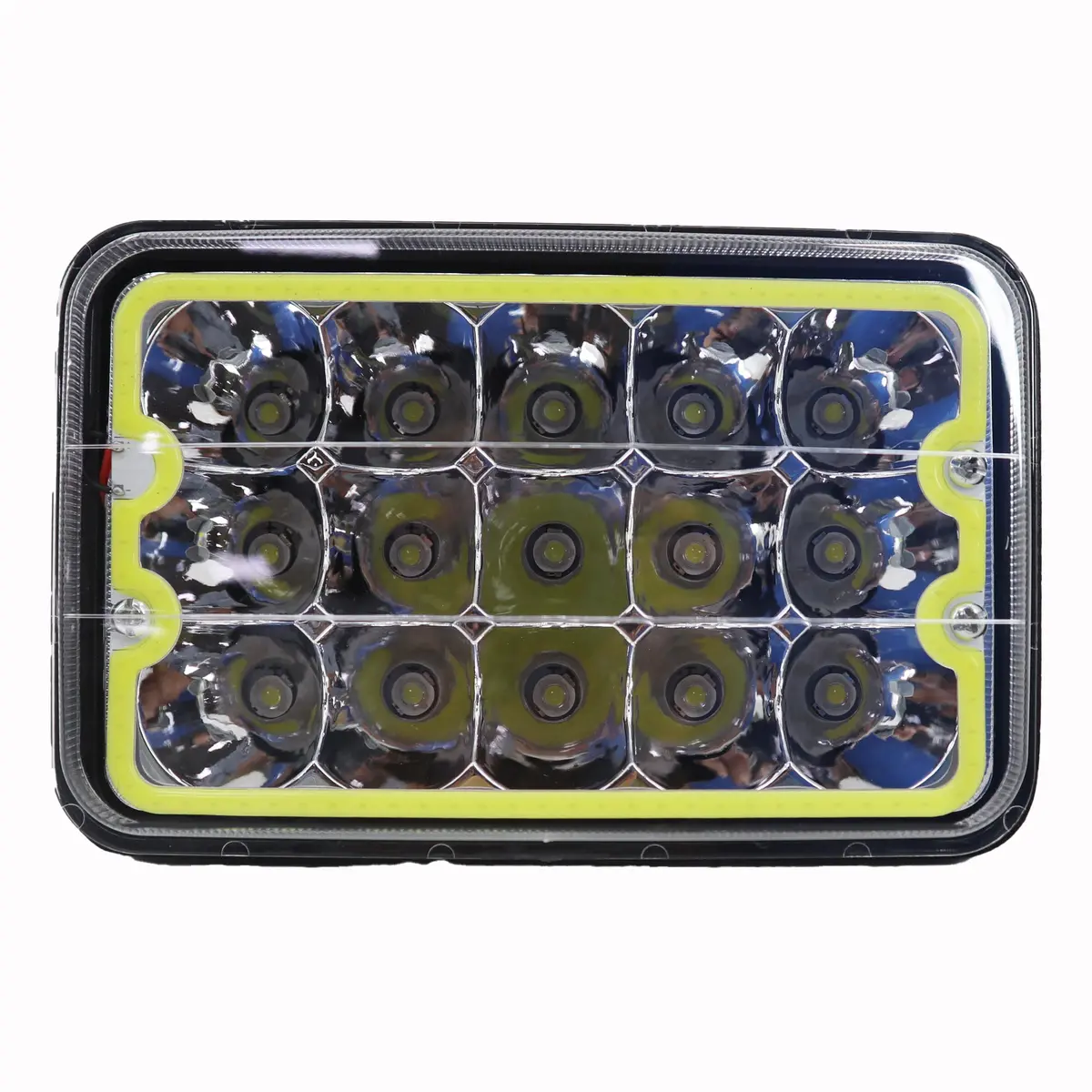 Sealed Beam Led Alta-Baja Blanco-Ojo Angel-15Led-45W 1