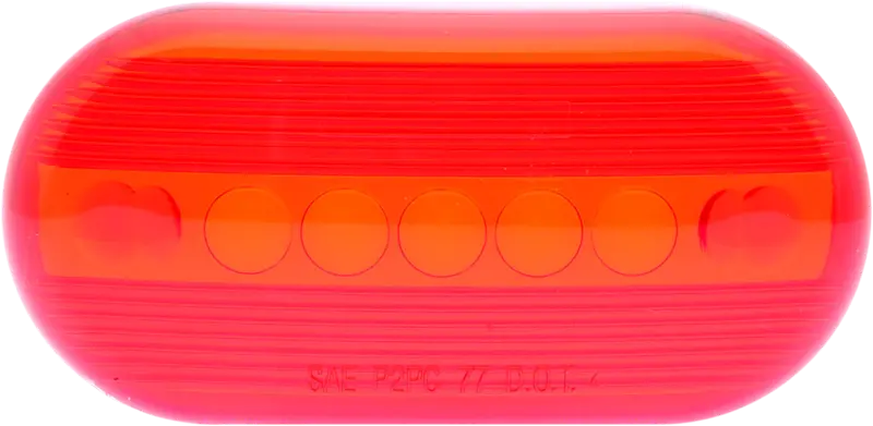 A66rb Lens Cover Oval Red 1