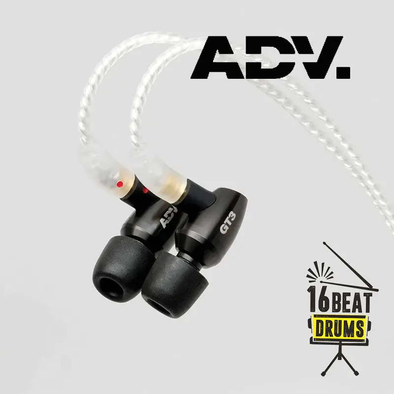 Advanced Gt3 Superbass Sonorous In-Ear Monitors - Black 1