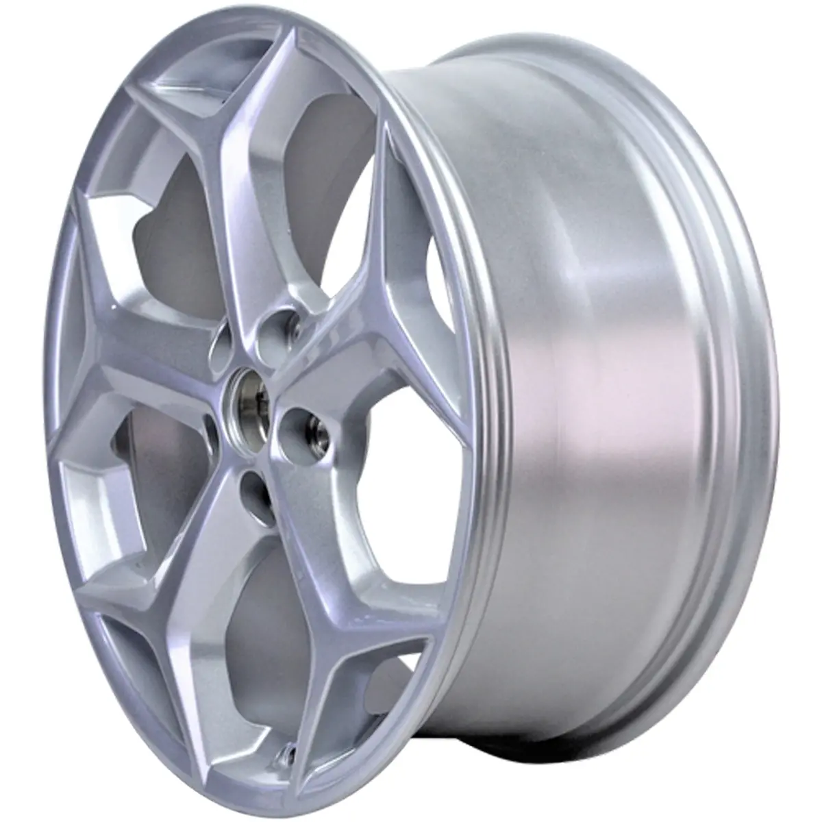 Set Of 4 New 18" 2013-2018 Ford Focus Bright Silver Replacement Wheels 2