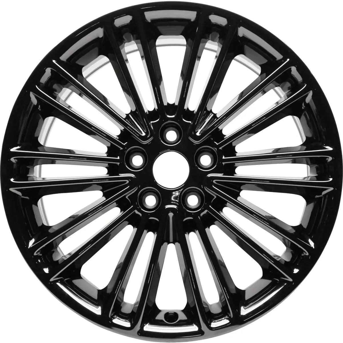 New 18" 2013-2016 Ford Fusion Black Chrome Replacement Alloy Wheel 1