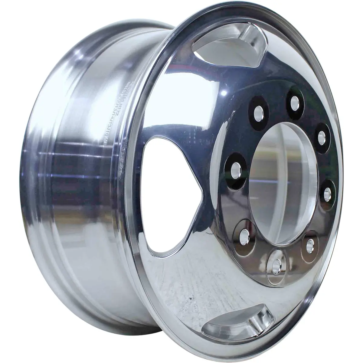New 17" 2011-2023 Chevrolet Silverado 3500 Drw Front Polished Dually Wheel - 5519 1