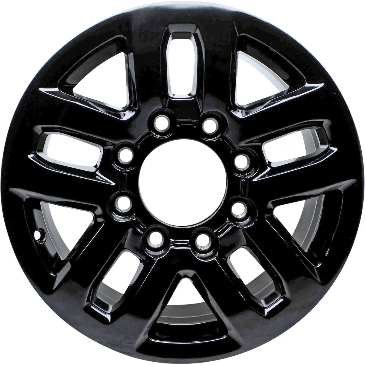 New 18" 2015-2019 Chevrolet Silverado 3500 Srw Replacement Black Wheel - 5709 1