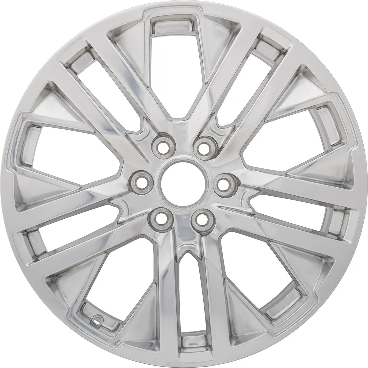 Set Of 4 22" 2021-2022 Chevrolet Suburban Polished Replacement Alloy Wheels 2