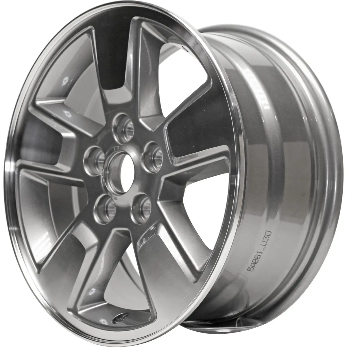 New 16" 2008-2012 Jeep Liberty Machine Charcoal Replacement Alloy Wheel - 9084 2