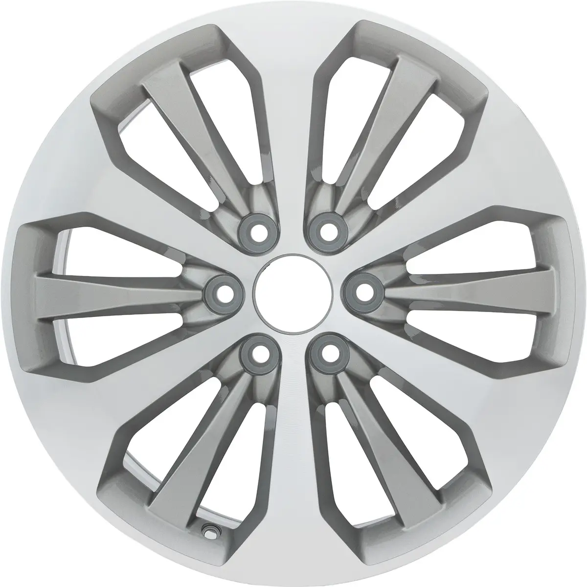 Set Of 4 New 20" 2015-2020 Ford F-150 Machined And Silver Replacement Alloy Wheels 2