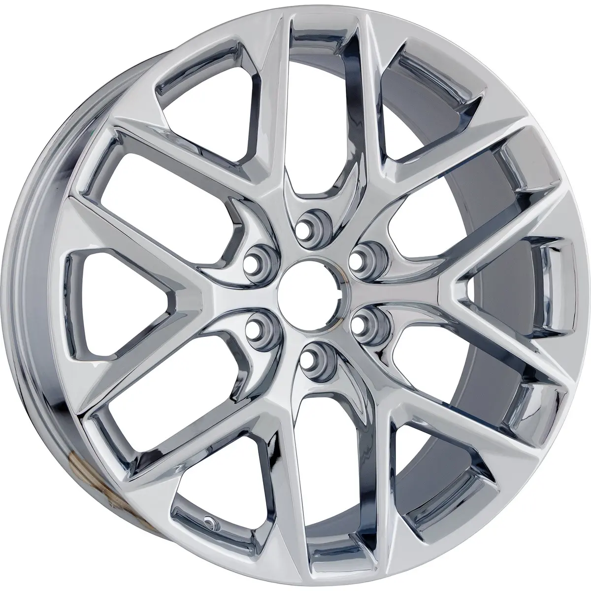 Set Of 4 New 22" 2022-2024 Chevrolet Silverado 1500 Chrome Replacement Alloy Wheels 1