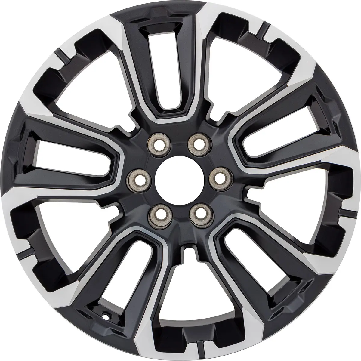 New 22" 2022-2024 Gmc Sierra 1500 Black Machined Replacement Alloy Wheel - 14088 1